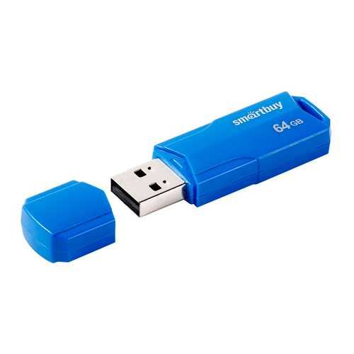 UFD 2.0 SmartBuy 064GB CLUE Blue (SB64GBCLU-BU)