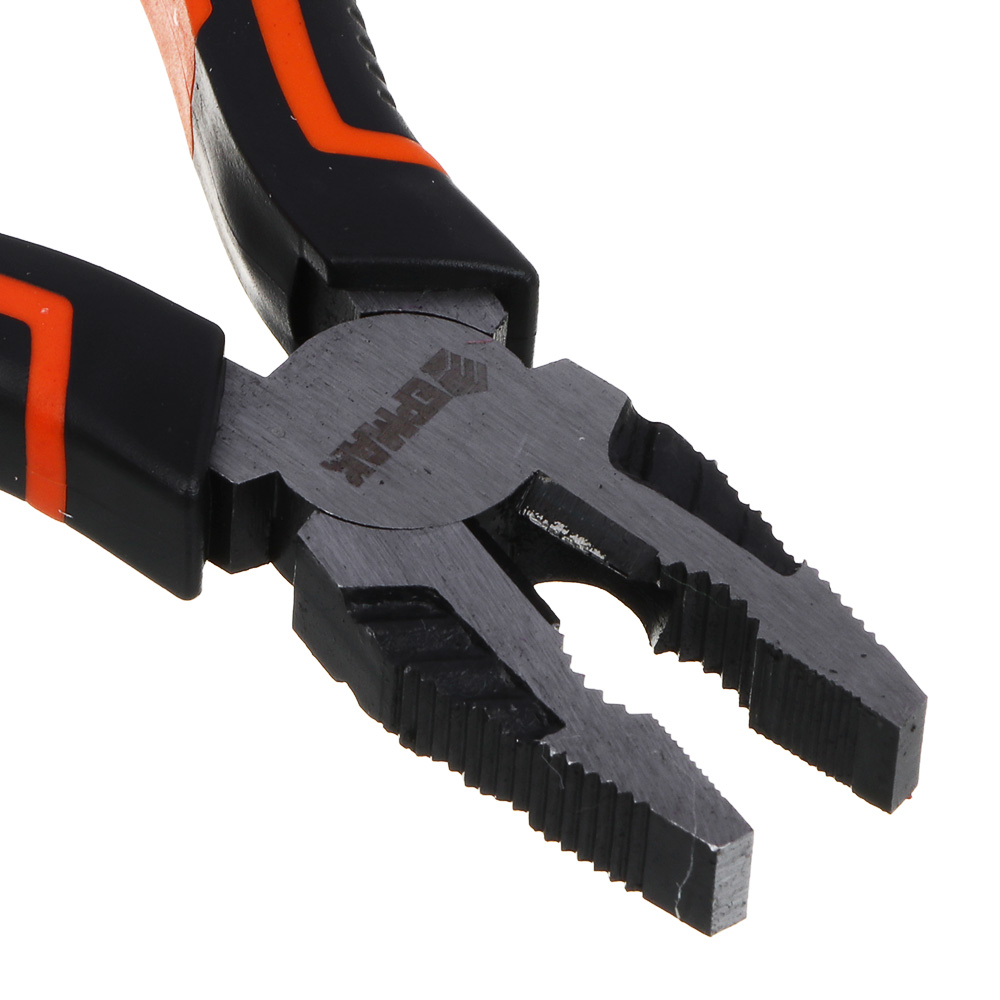 ЕРМАК Плоскогубцы комбинированные, двухкомпонентные рукоятки, 45 сталь, 160мм