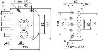 Сенат ЗНСЗ-4 3кл Ит б/о (ЗНСЗ 3-3) 097 Замок накладной тяж (6)