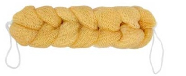 Мочалка косичка "Tressy" Б-Оранжевая 70 гр 1 шт