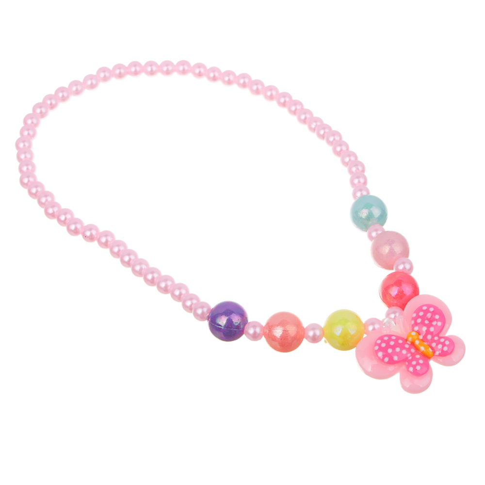 BY Русские супергерои Набор детской бижутерии в рюкзаке 19х14х5см: бусы, браслет, расческа, 3 диз.