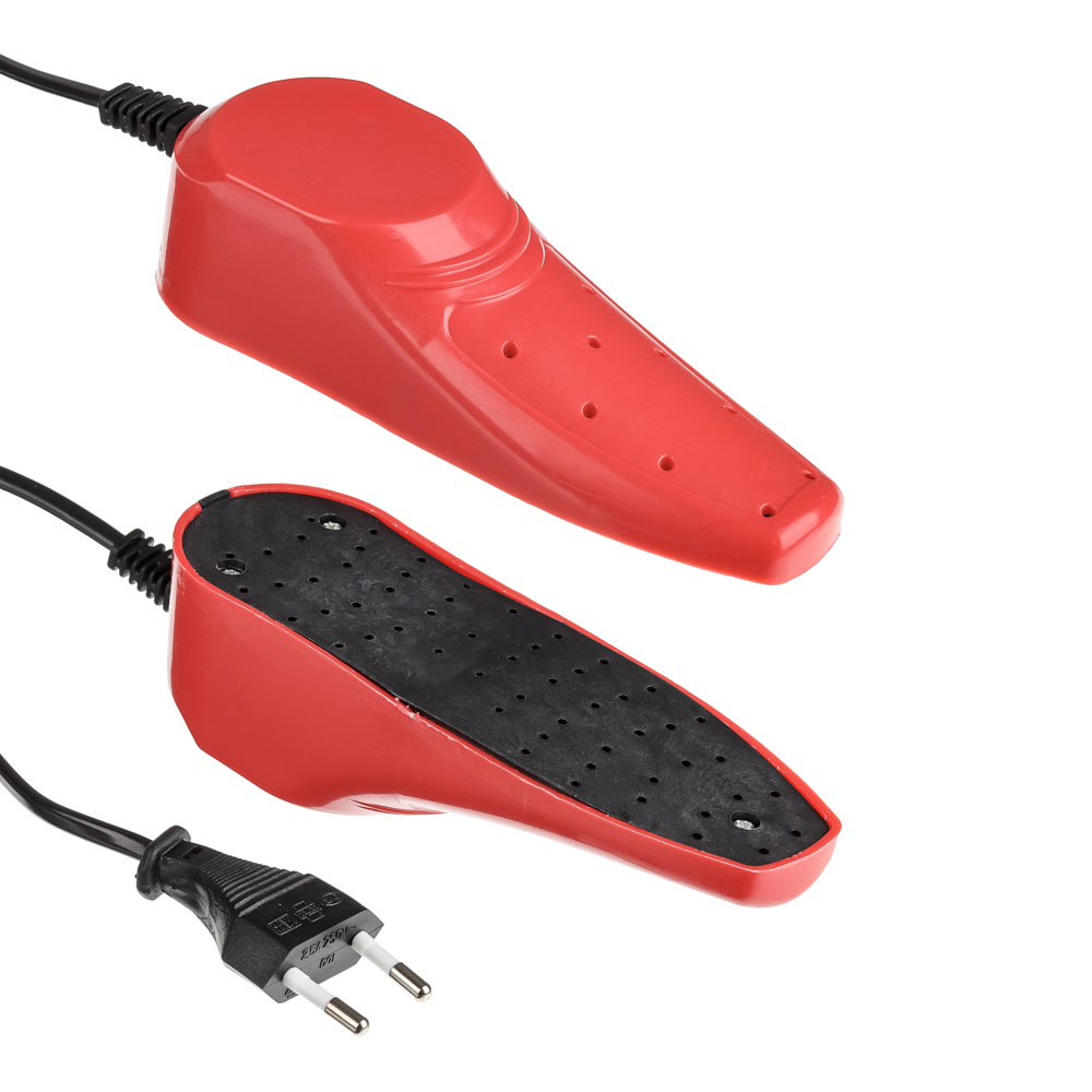 Сушилка для обуви "Ботиночки" LEBEN, пластик, 220В, 10Вт, температура нагрева 65-80 градусов