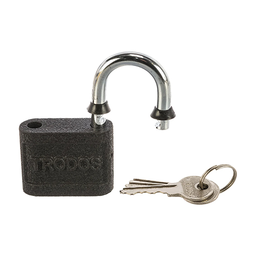 Замок навесной Trodos ВС-HG45-50 чугун, черный, 1/6/72