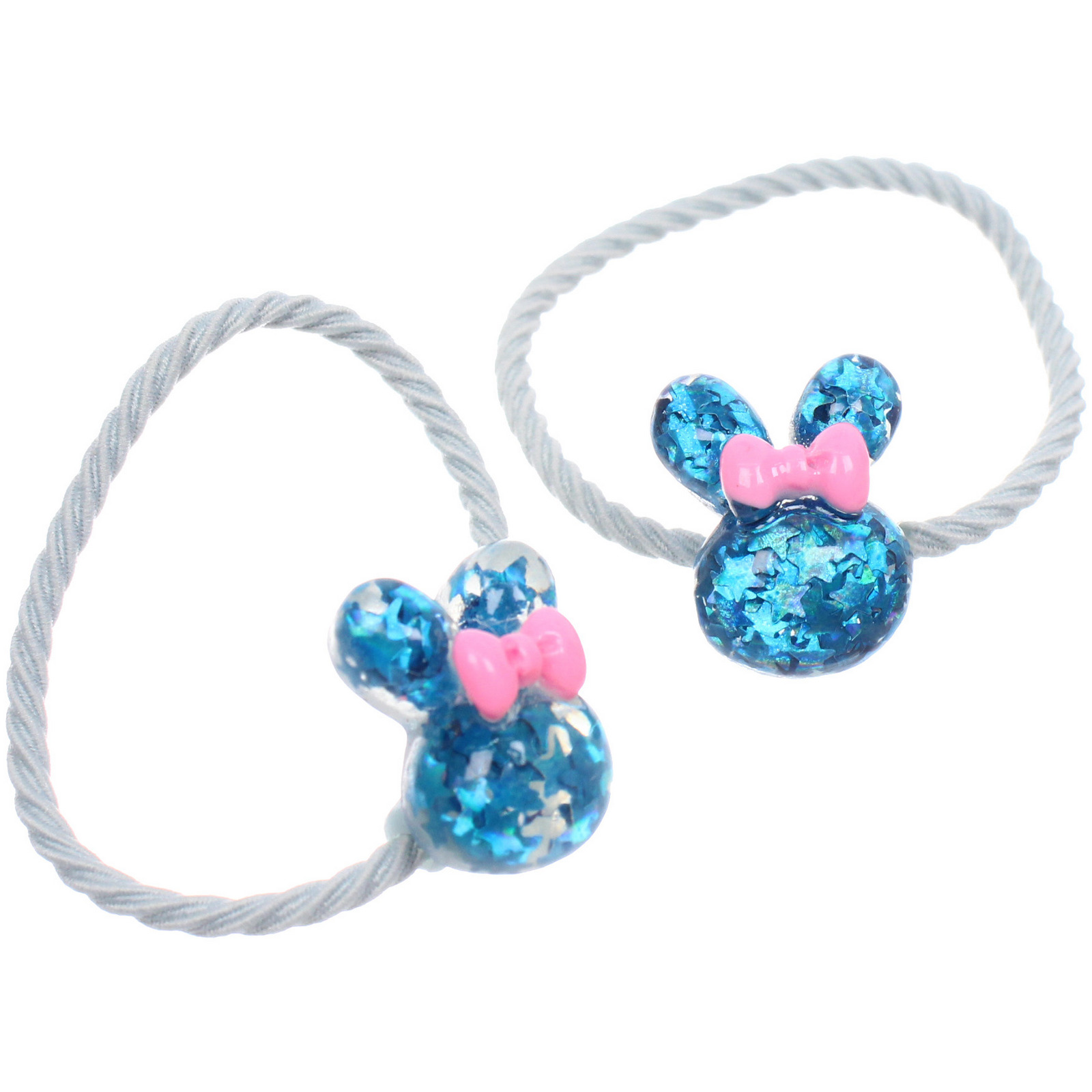 Расческа массажная детская и 2 резинки "МИЛА", леденец, цвет розовый, 14*5,5см (пакет с подвесом)