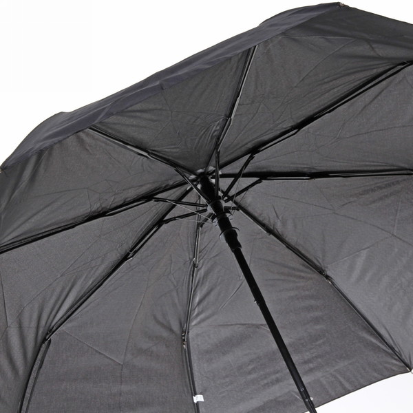 Зонт мужской полуавтомат "Ультрамарин - Томас", цвет черный, ручка крючок, d98см