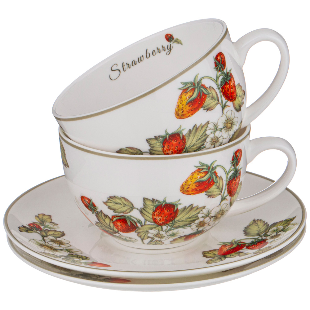 ЧАЙНЫЙ НАБОР LEFARD, STRAWBERRY, НА 6 ПЕР. 12 ПР. 300 МЛ, КОР=12НАБ.