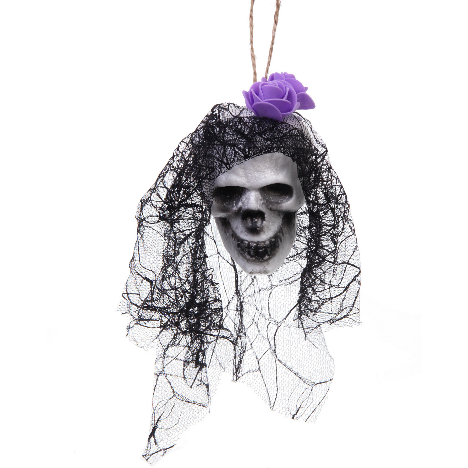 Украшение подвесное "Helloween - Череп" 10*20 см