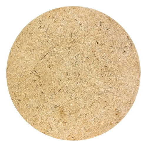 Круг полировальный непрерывный из натурального войлока 125 мм, М14, 20 мм, vertextools 0097-125