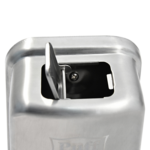 Дозатор для жидкого мыла Puff-8615m из нержавеющей стали,1000 мл, матовый, хром матовый