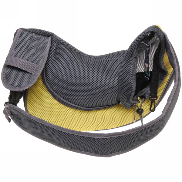 Сумка - переноска для животных через плечо "ЛЮБИМЫЙ БРО, цвет синий, 45*13см (Лейбл)