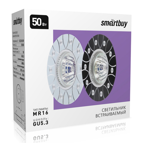 Светильник встраиваемый под лампу MR16 белый (SBL-03WH-MR16)/100