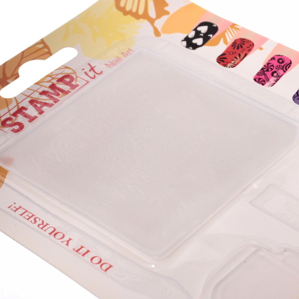 Набор для дизайна ногтей - стемпинг "VivA Manicur", пластина квадрат, микс 4 цвета, 18*11см