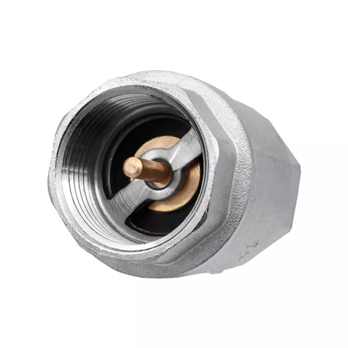 Обратный клапан с металическим штоком, никелированный 1/2", ZH673-N