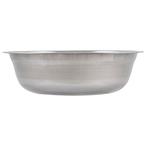 яяяМиска 1,7л Bowl-23, с расширенными краями, из нерж стали, зеркальная полировка, диа 23 см (1/25/100)