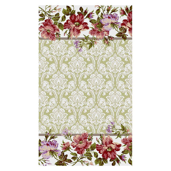 Полотенце "Цветочная гармония". Размер 42х72см. 3цв.    #