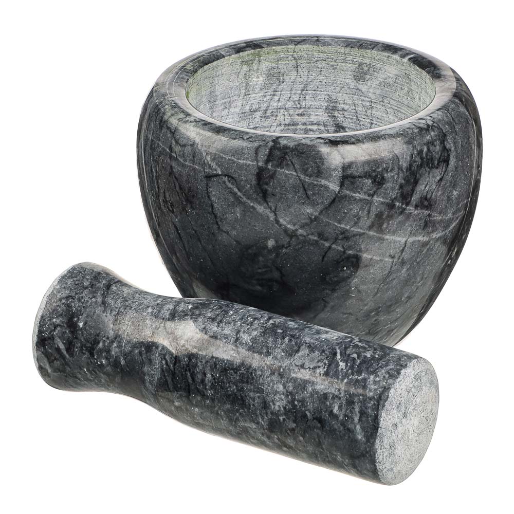 VETTA Ступка с пестиком, 10x7,5см, мрамор, 3 цвета