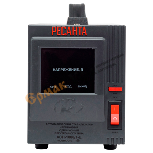 Стабилизатор АСН-1000/1-Ц 63/6/2 РЕСАНТА, 1/4