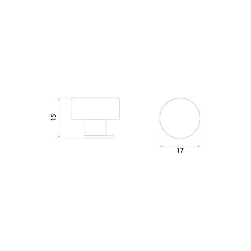 Зеркалодержатель Trodos "101" D17, медь