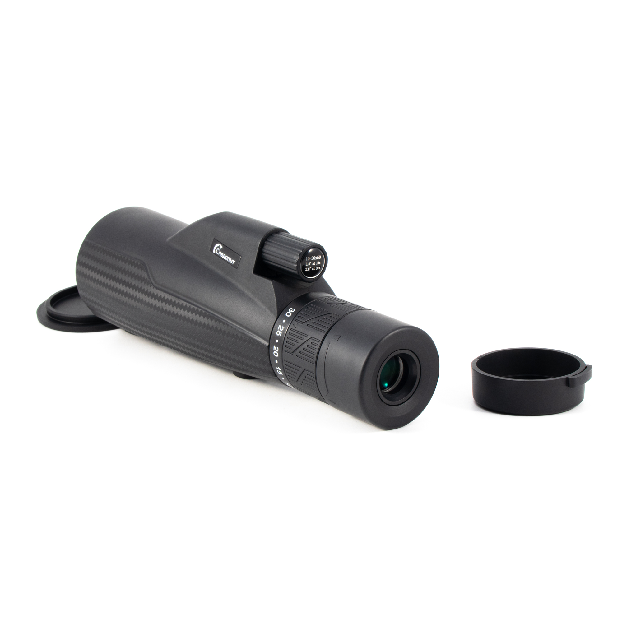 Монокуляр "СЛЕДОПЫТ", 10-30х50, черный, 240*78*66 мм, 540 г, в чехле/25/