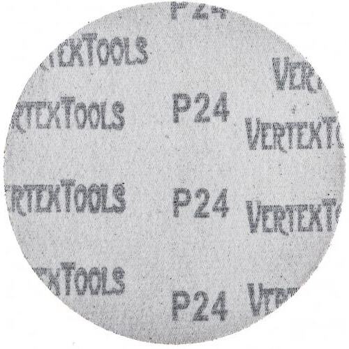Круг абразивный под липучку 125 мм р24, vertextools 12800-024