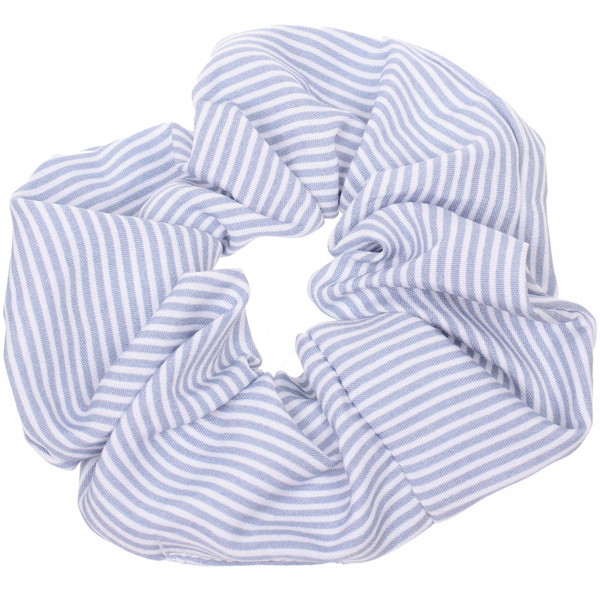 Резинка для волос "Collection School", принт полоска, микс 6 цветов, d-10см