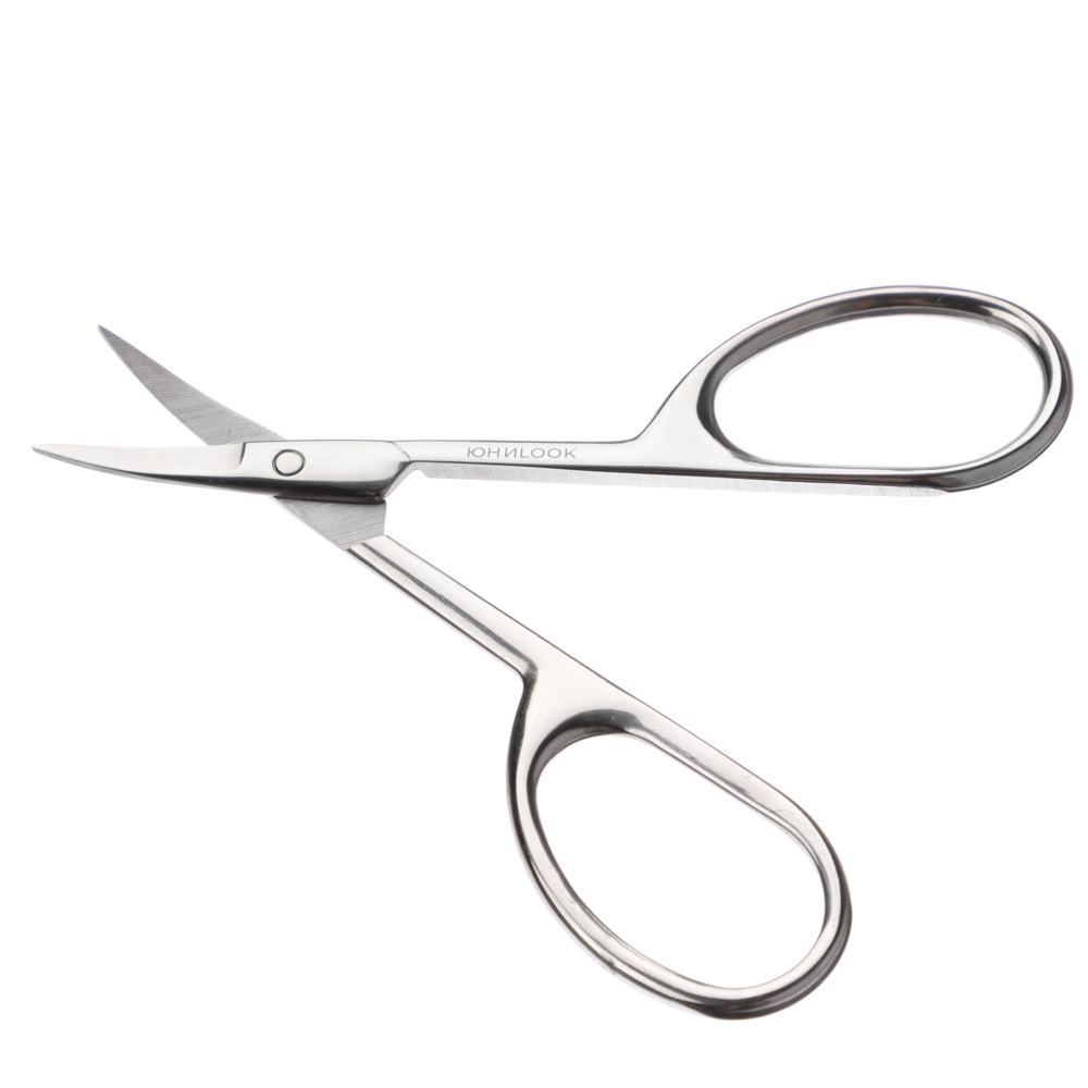 ЮНИLOOK Ножницы маникюрные "ULTRA", загнутые, 9,5 см, сталь,