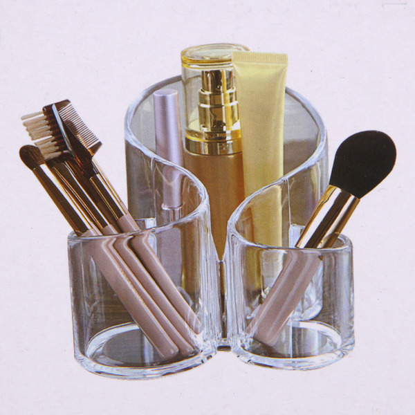 Органайзер для хранения "ФАНТЭНЕГРО", прозрачный, 3 отделения, 14*14*12см (коробка)