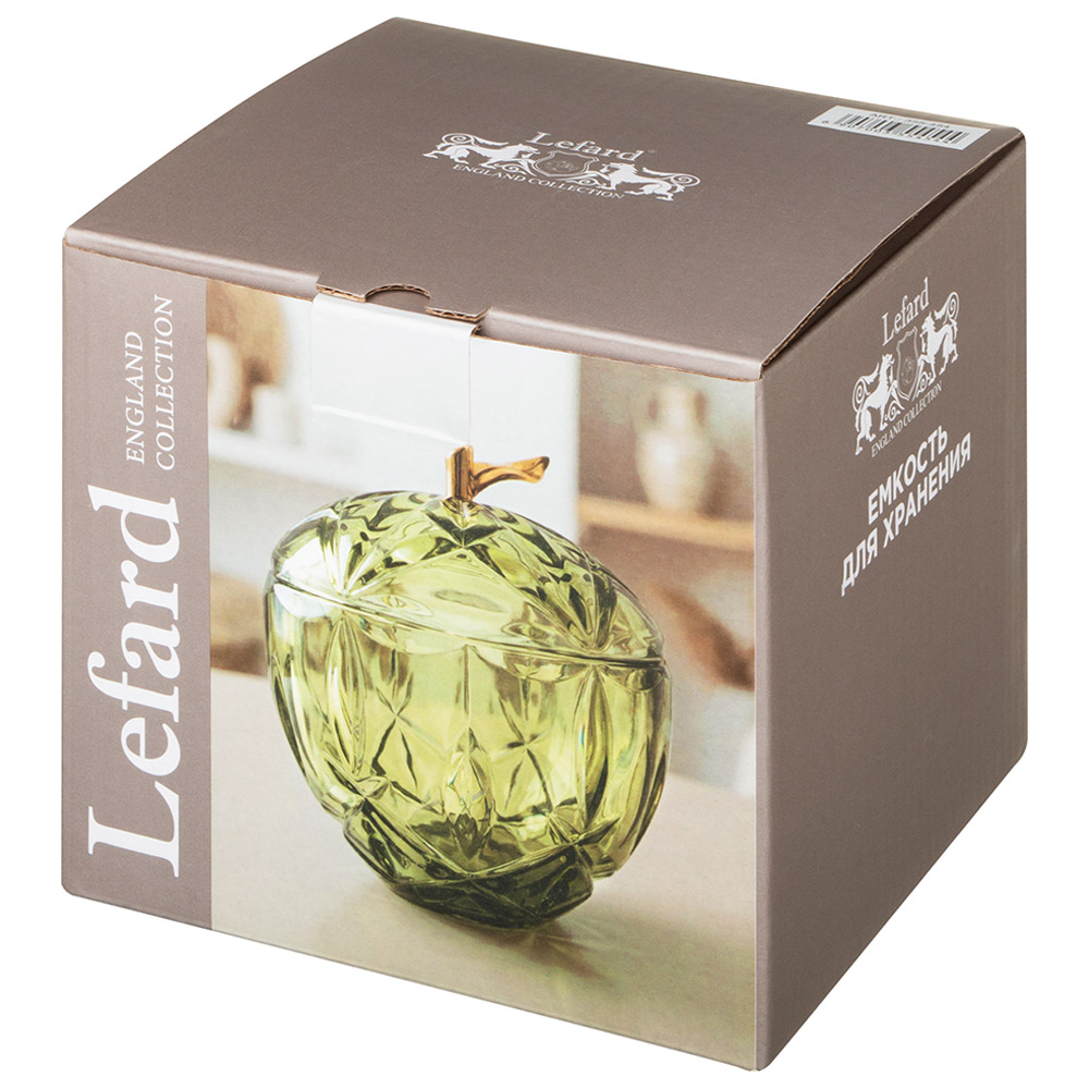 ЕМКОСТЬ ДЛЯ ХРАНЕНИЯ "APPLE" 12*12*11,5 СМ/520 МЛ