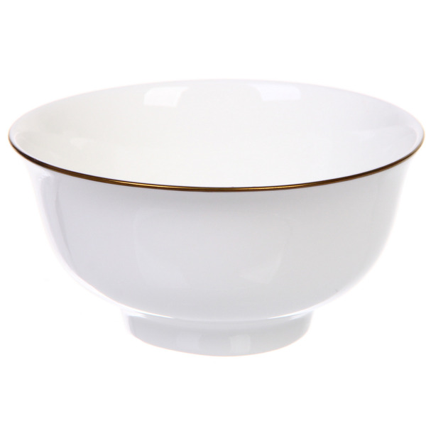 Салатник фарфоровый "White magic Gold" 13*6,5см