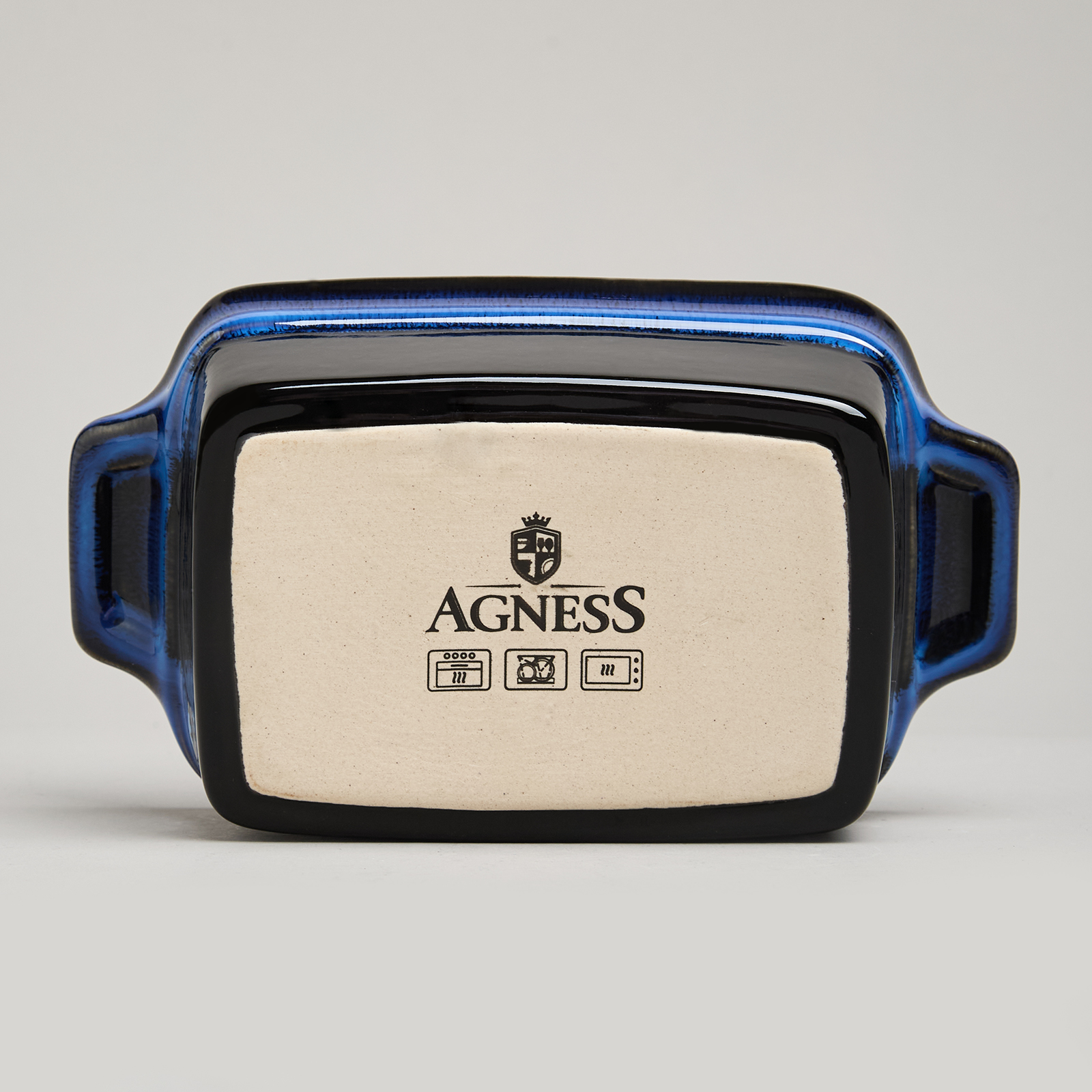 ФОРМА ДЛЯ ЗАПЕКАНИЯ С КРЫШКОЙ / МАСЛЕНКА REACTIVE BLUE 16,5*10*5/9 СМ 250 МЛ