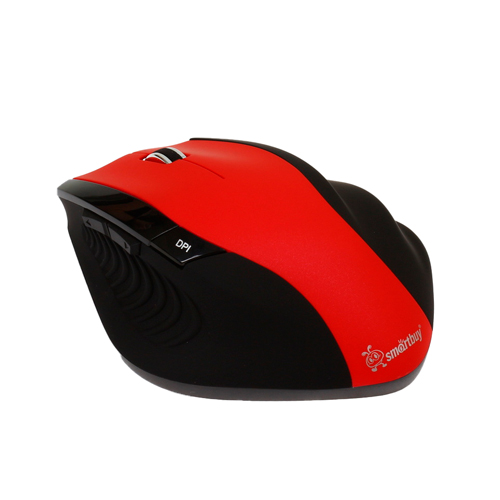 Мышь беспроводная Smartbuy 613AG красно/черная (SBM-613AG-RK)/40/