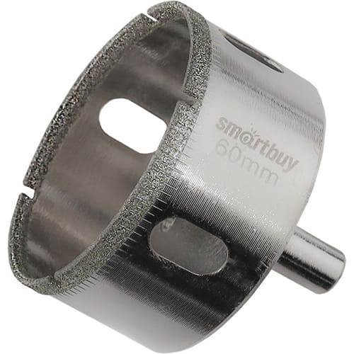 Коронка по плитке для подрозетников 60 мм, алмазная, Smarbuy tools