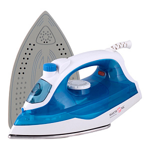 Утюг MAXTRONIC MAX-191, 1600 Вт, синий+белый