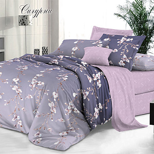 Комплект постельного белья Sateen De Luxe Евро, сигурни