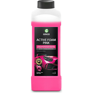 Автошампунь ГраСС для бесконтактной мойки 1л Active Foam PinkРозовая, 1/12