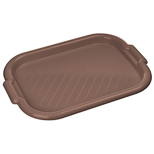 Поднос прямоугольный Homver Verona 221109224/01, 505х360х30 мм, темно-коричневый