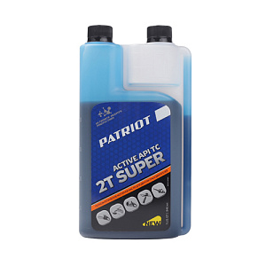 Масло полусинтетическое PATRIOT SUPER ACTIVE 2T дозаторная 0.946 л