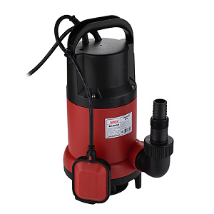 Насос дренажный для грязной воды JEMIX фекальный GS-1100/ФН-266-9,5 корпус пластик, 1/4