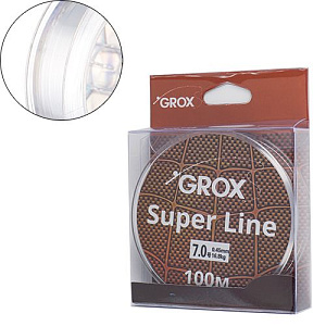 Леска GROX Super Line Универсальная 0,45х100м, 16,8кг 1/500