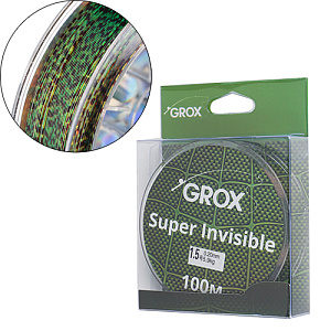 Леска нить GROX Super invisible 3D хамелеон 0,20х100м, 5,9кг 1/500