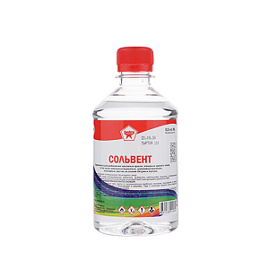 Растворитель Сольвент 0,5л, Дзержинск, ПЭТ, 25/25