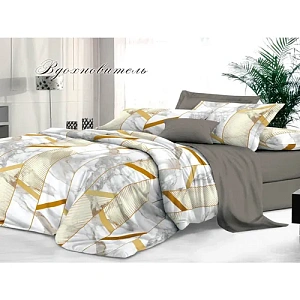 Комплект постельного белья Sateen De Luxe Семейный, наволочки 2 шт 50х70 см, вдохновитель