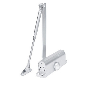 Доводчик дверной NOTEDO DC-080 WHITE 60-100 кг белый, 1/10