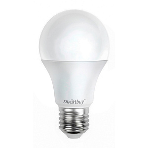 Лампочка светодиодная E27 13Вт 4000К Smartbuy шар, 10/100