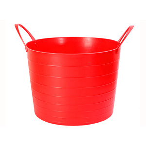 Корзина мягкая 27 л IDEA М 2881, красная