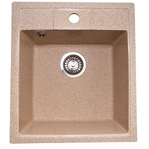 Мойка каменная GranAlliance G-20 44х50см, песок, 1/1