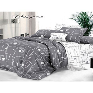 Комплект постельного белья Sateen De Luxe, 1,5 спальный, новый ритм