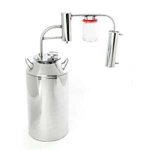 Дистиллятор бытовой Алковар Прогресс 12 л + термометр фланец