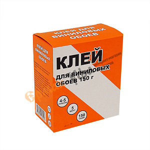 Клей обойный виниловый 150г МАСТЕР КЛЯЙН жесткая уп, 1/12