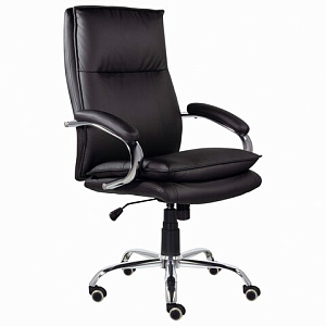 Кресло офисное BRABIX PREMIUM, Cuba EX-542,  экокожа, черное, 532549